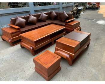 Vẻ đẹp vĩnh cửu: Bộ sofa gỗ hương cho ngôi nhà của bạn SF113